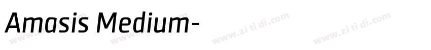 Amasis Medium字体转换